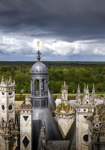 Domaine national de Chambord - Les lanternons restaurés ©Léonard de Serres